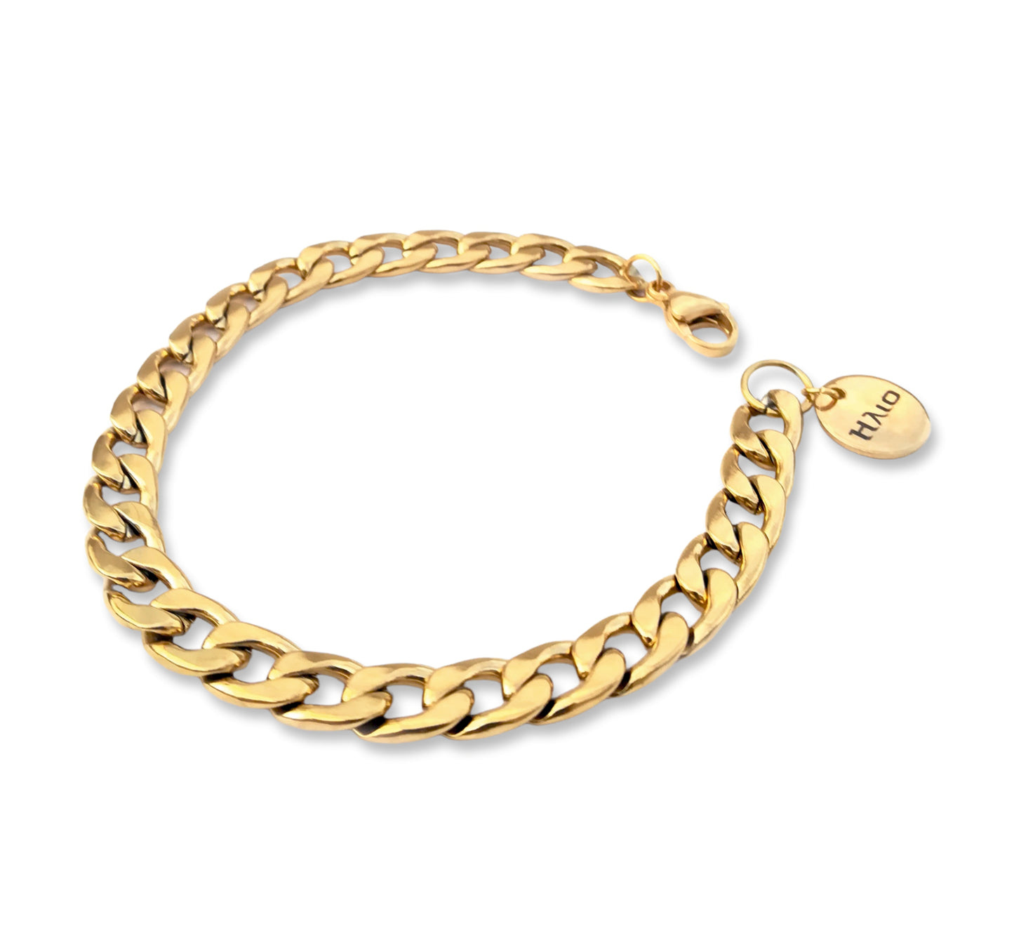 Conjunto Colar e Pulseira Nicolle - em aço inoxidável