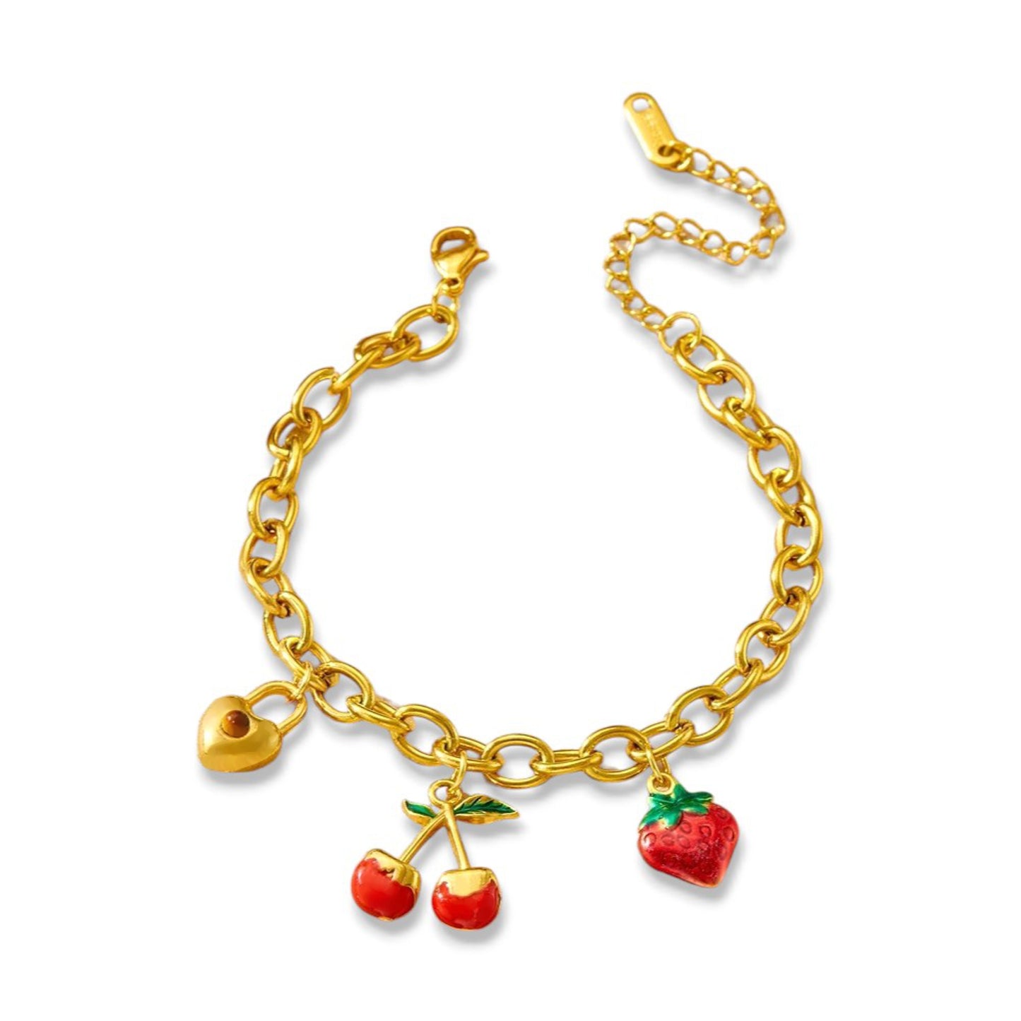 Pulseira Fruit of Love - em aço inoxidável