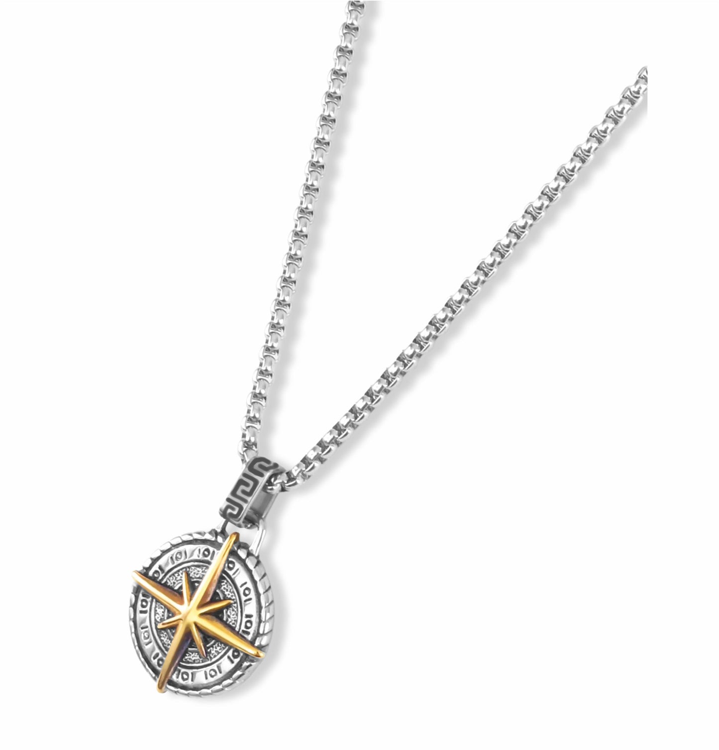 Colar Cardinal Star Gold - em aço inoxidável