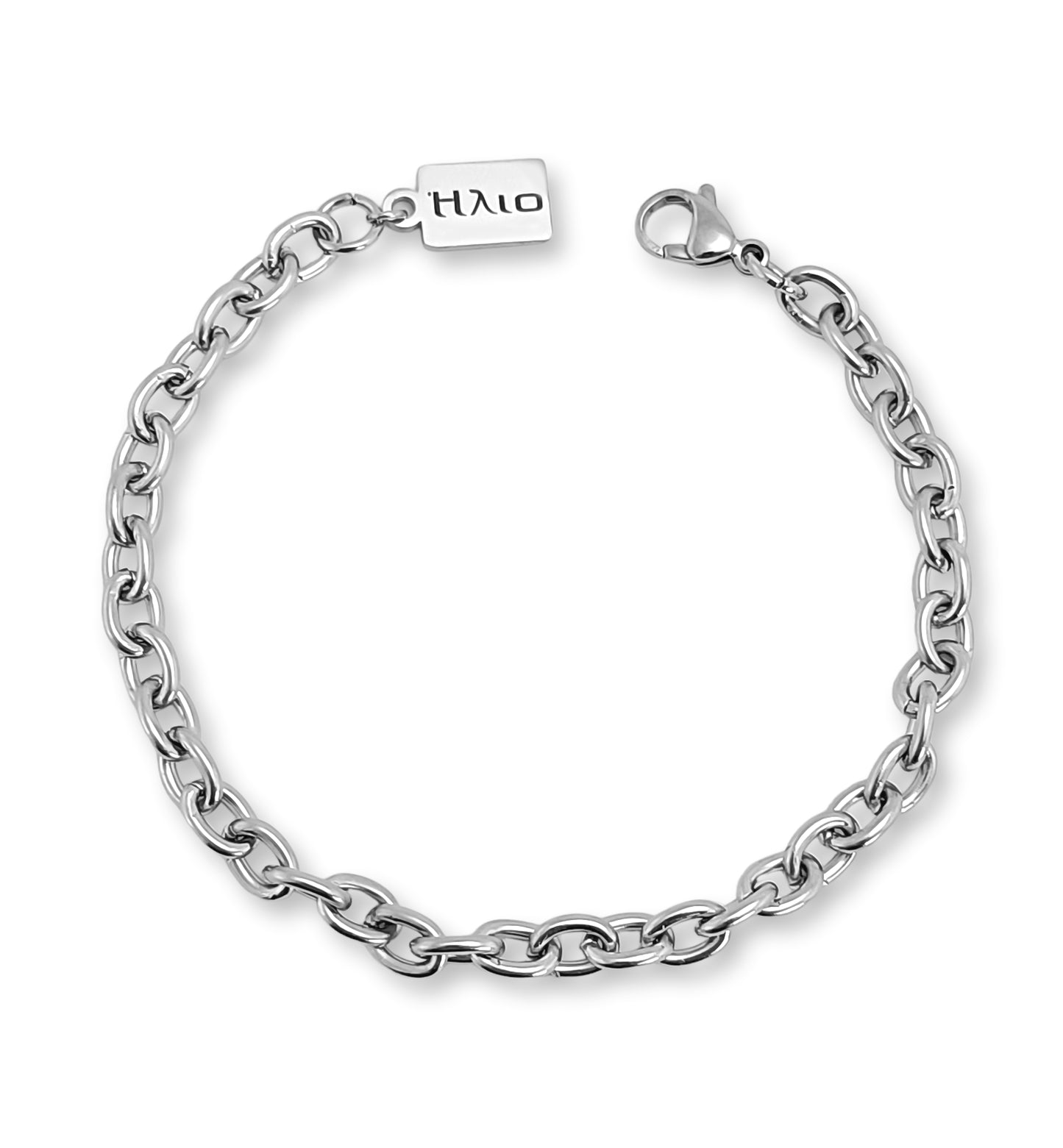 Conjunto Colar e Pulseira Dagda - em aço inoxidável