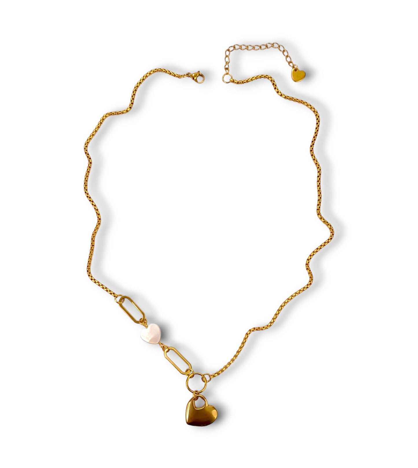 Colar Atena - em aço inoxidável dourado