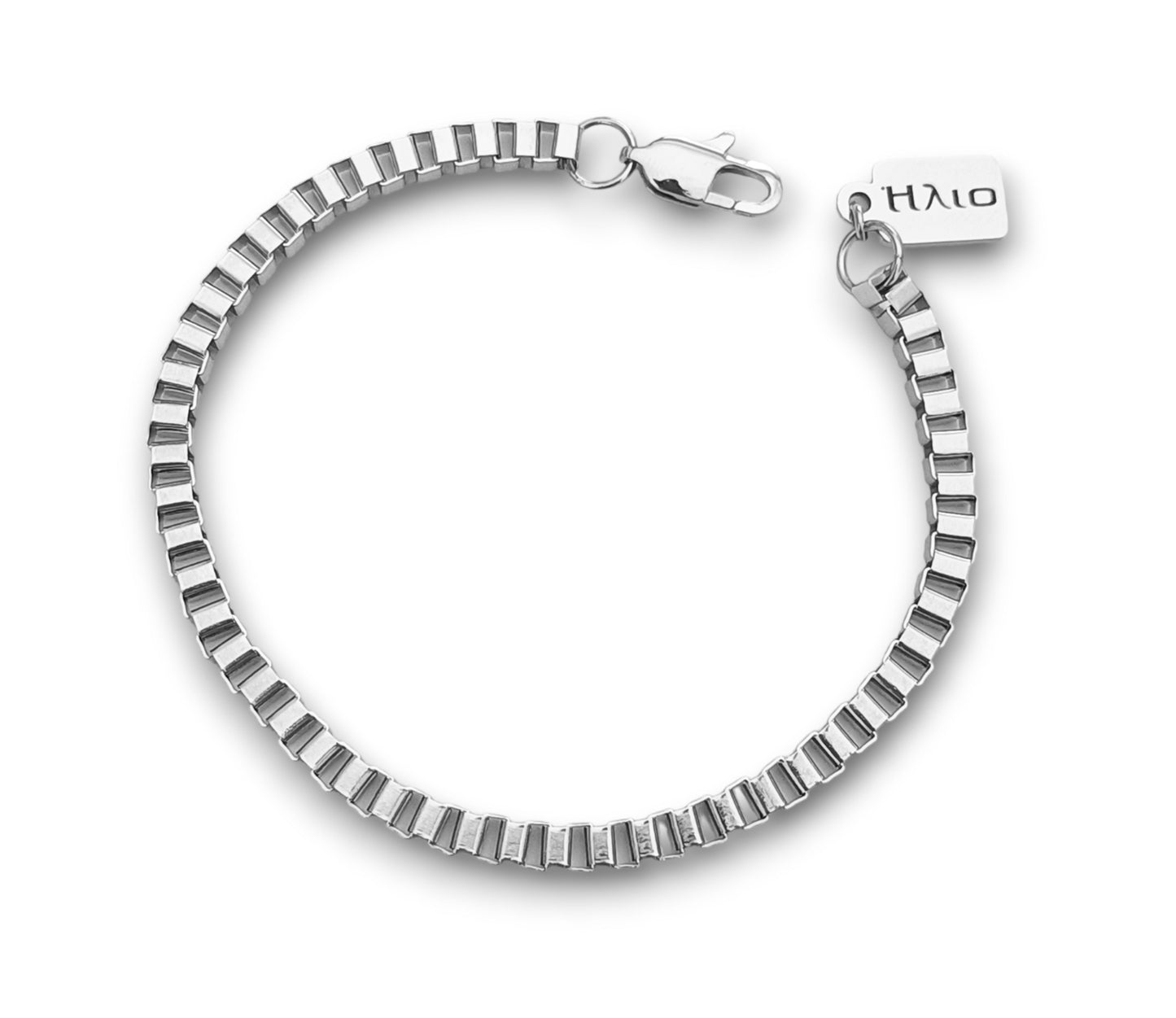 Conjunto Colar e Pulseira Caius - em aço inoxidável