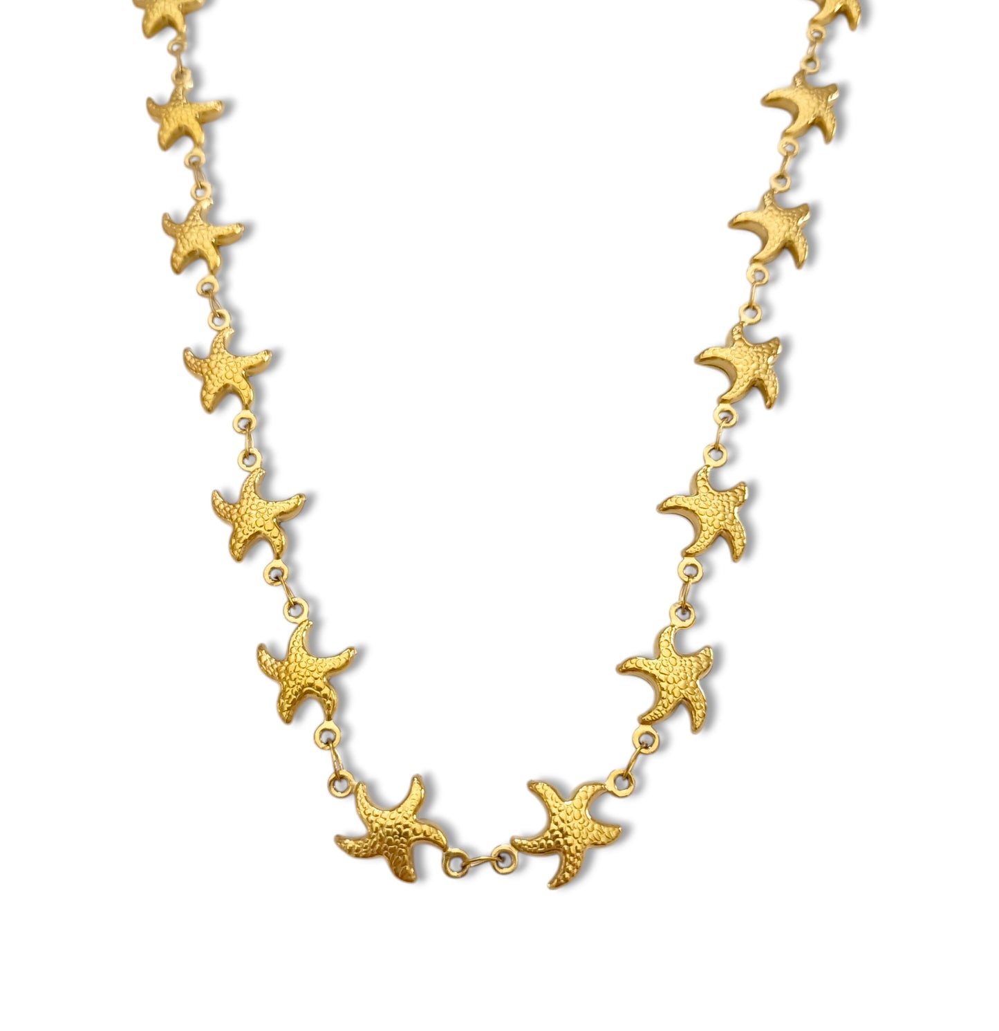 Colar Stella Marina - em aço inoxidável dourado