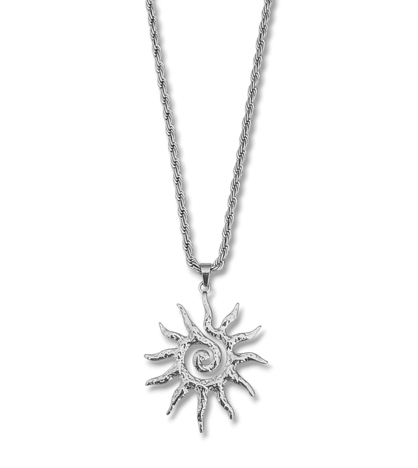 Colar Sol - em aço inoxidável