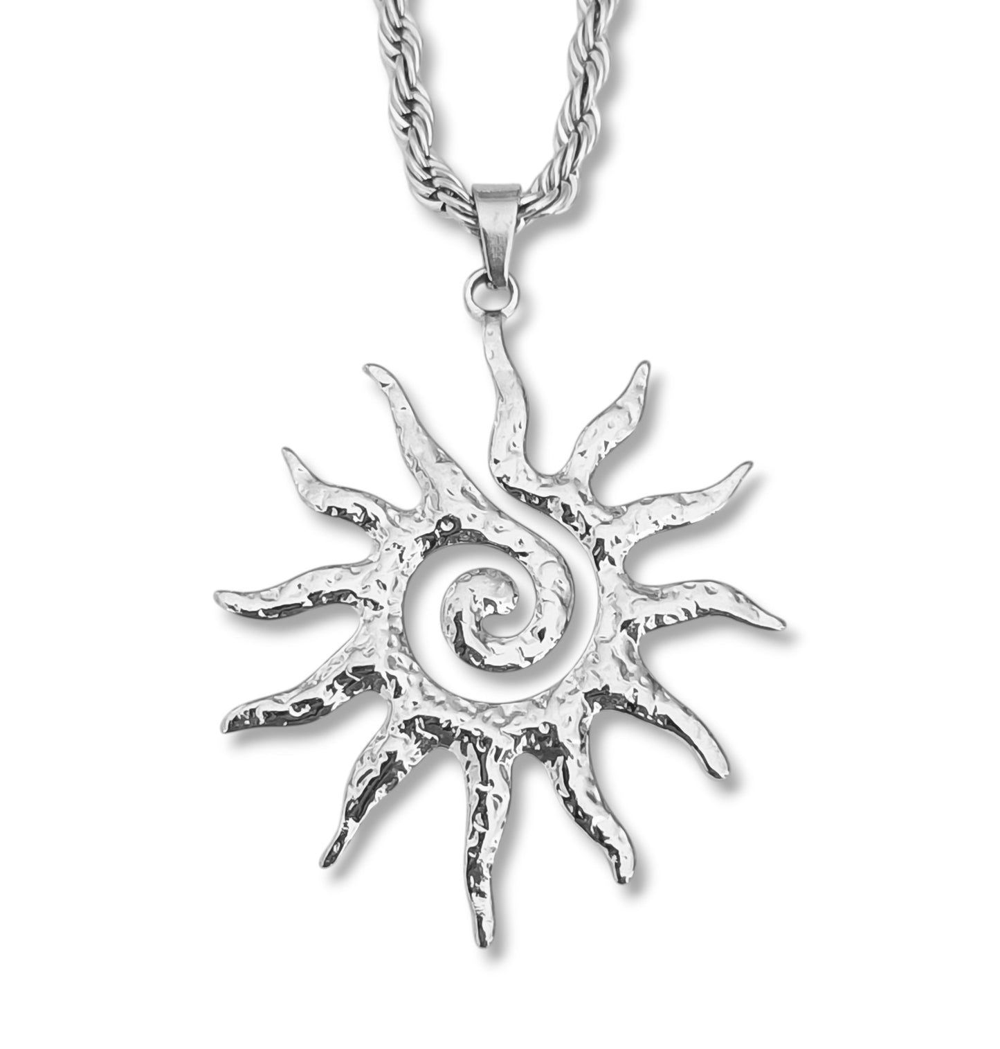 Colar Sol - em aço inoxidável