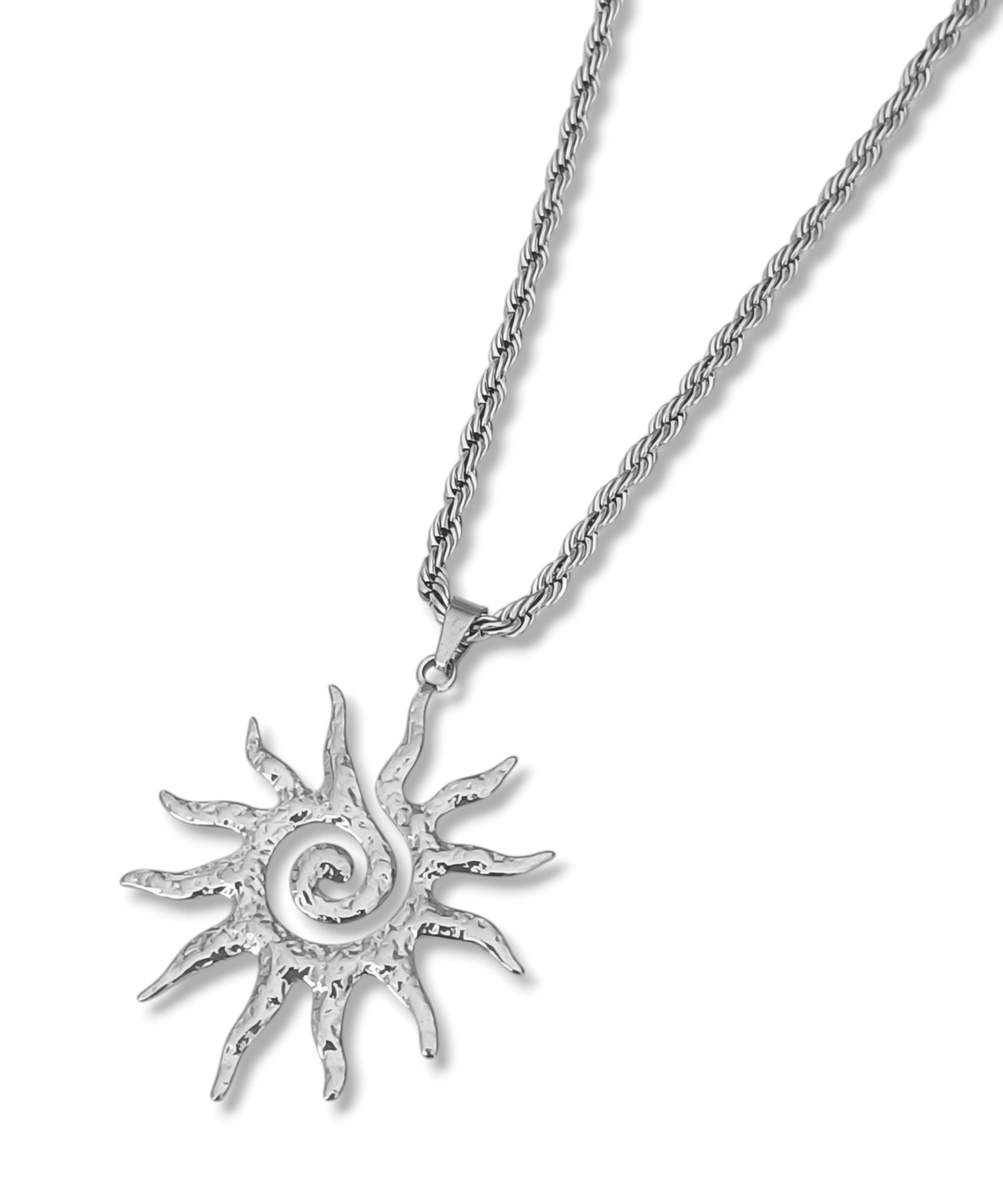 Colar Sol - em aço inoxidável