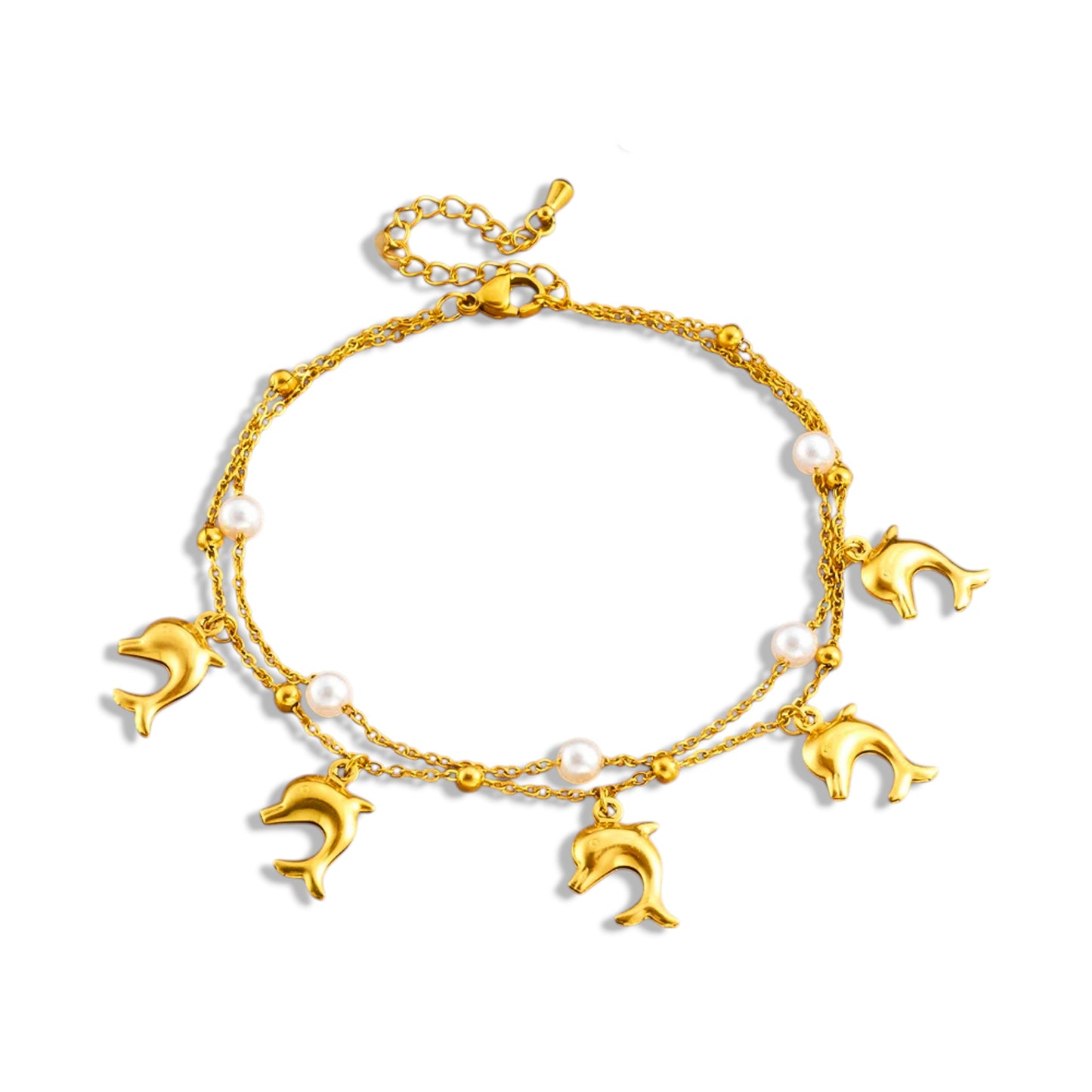 Tornozeleira Delfini - em aço inoxidável