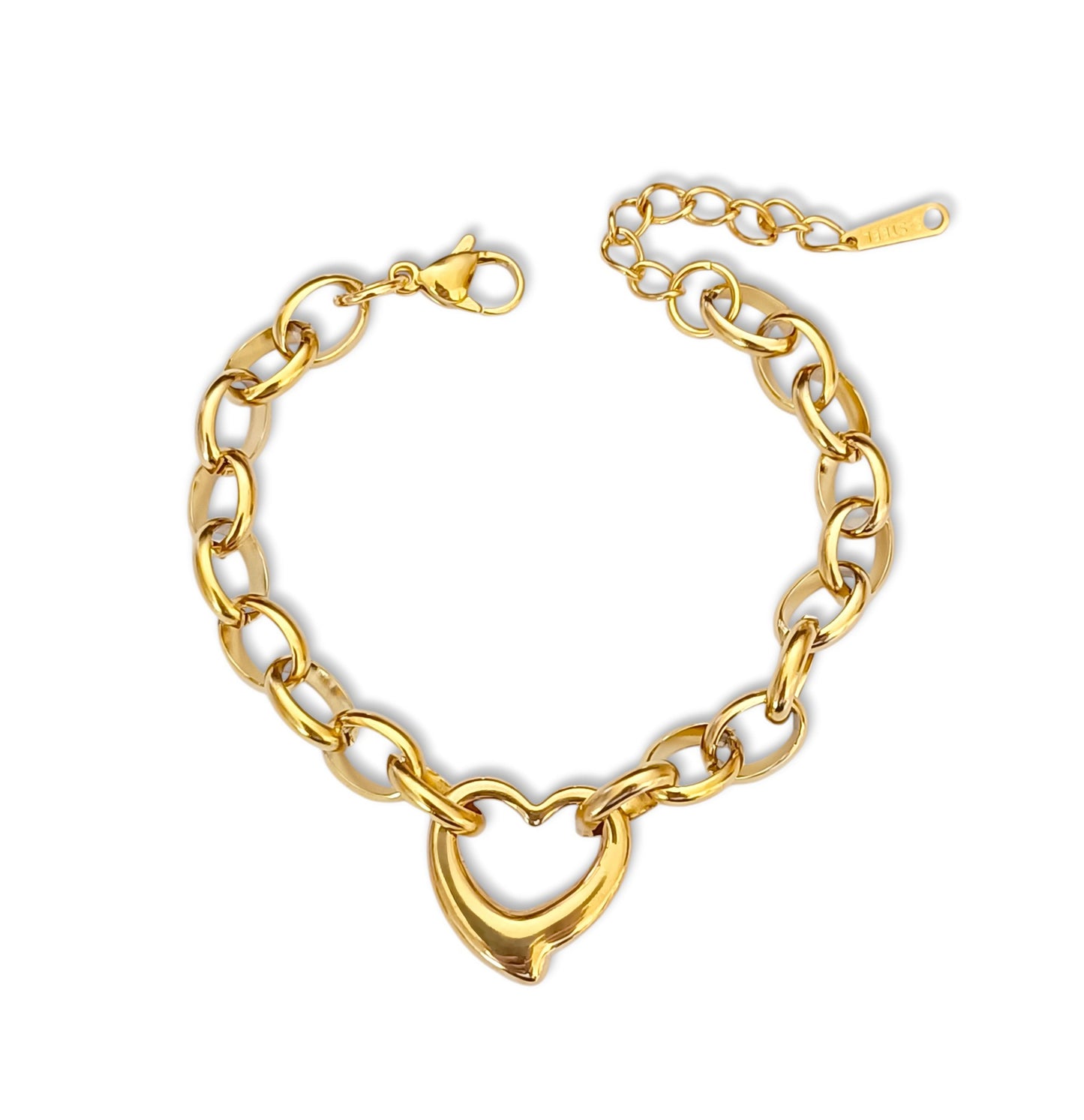 Pulseira Lisboa - em aço inoxidável dourado