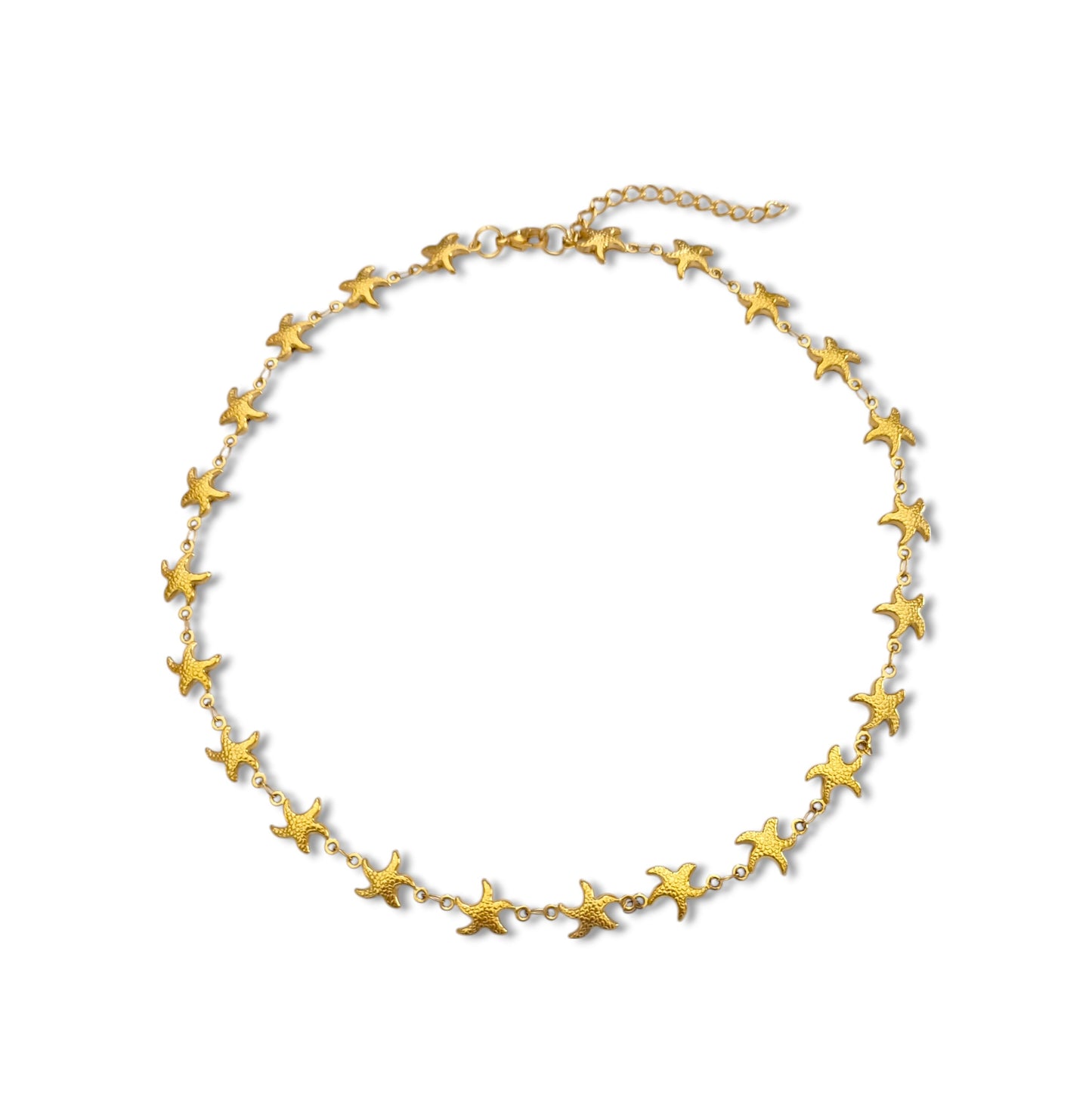Colar Stella Marina - em aço inoxidável dourado