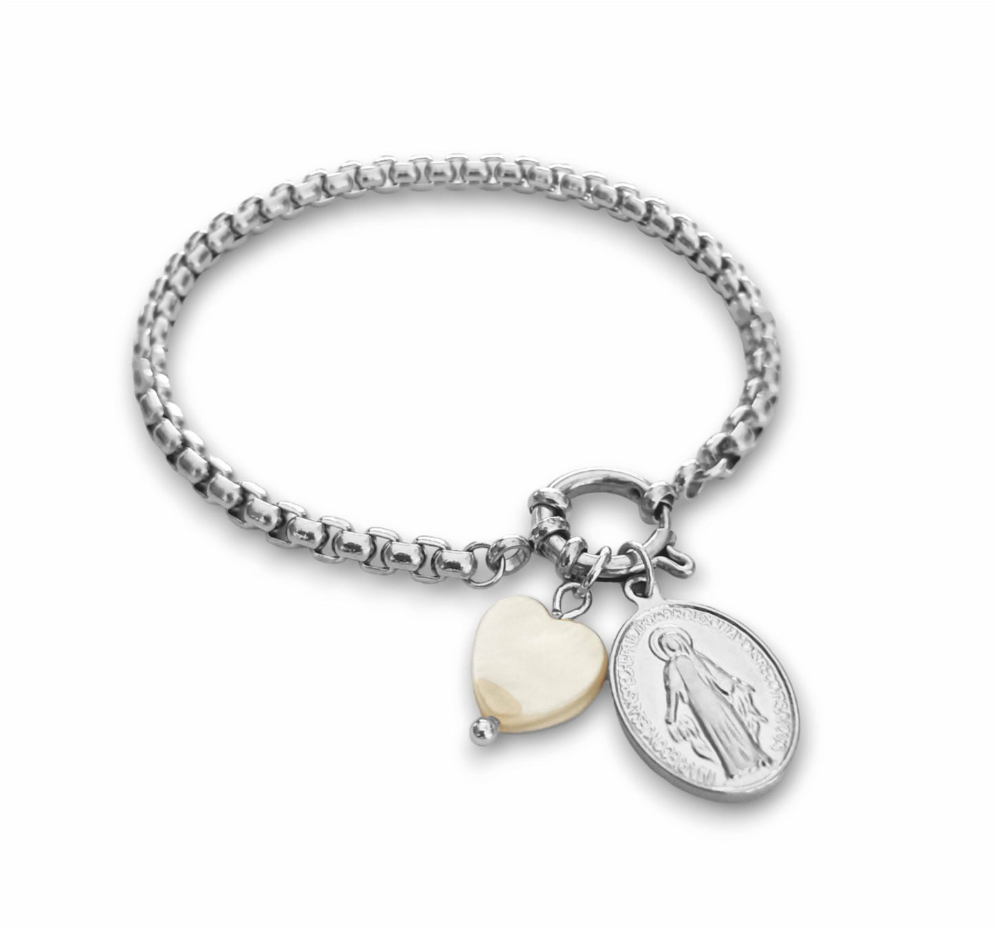 Pulseira Lady of Graces - em aço inoxidável