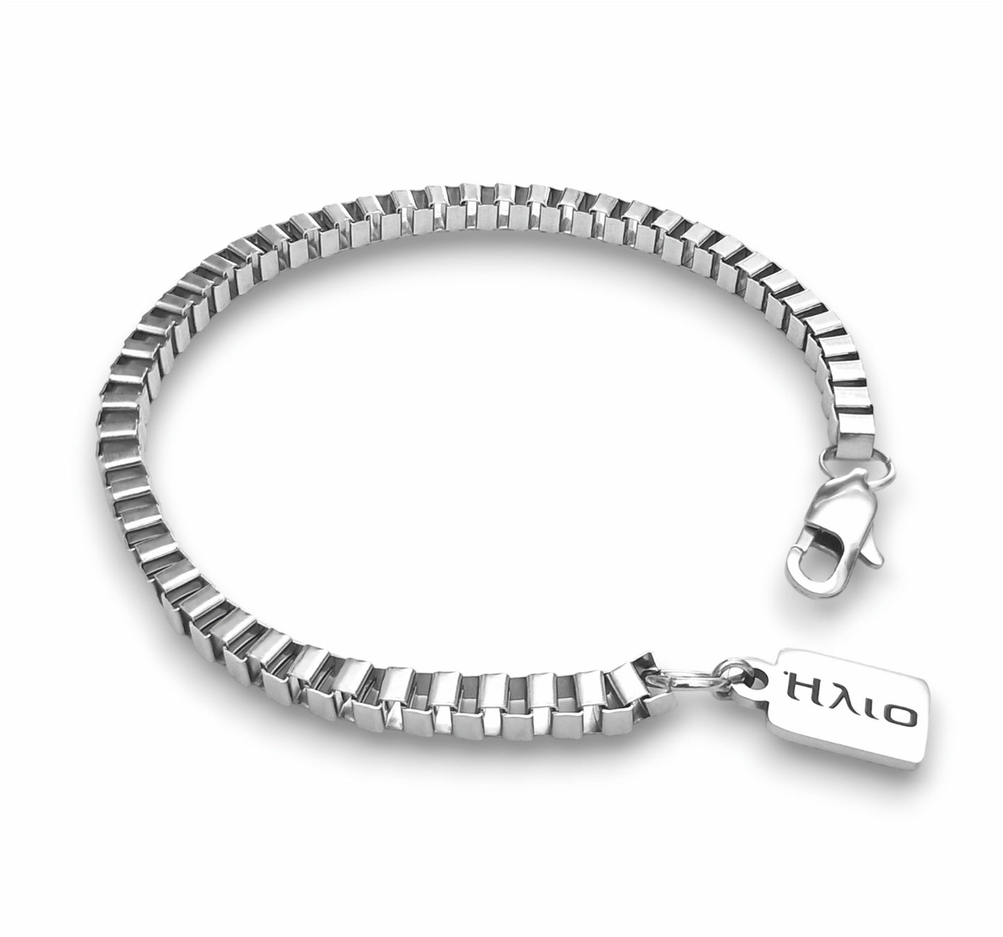 Conjunto Colar e Pulseira Caius - em aço inoxidável