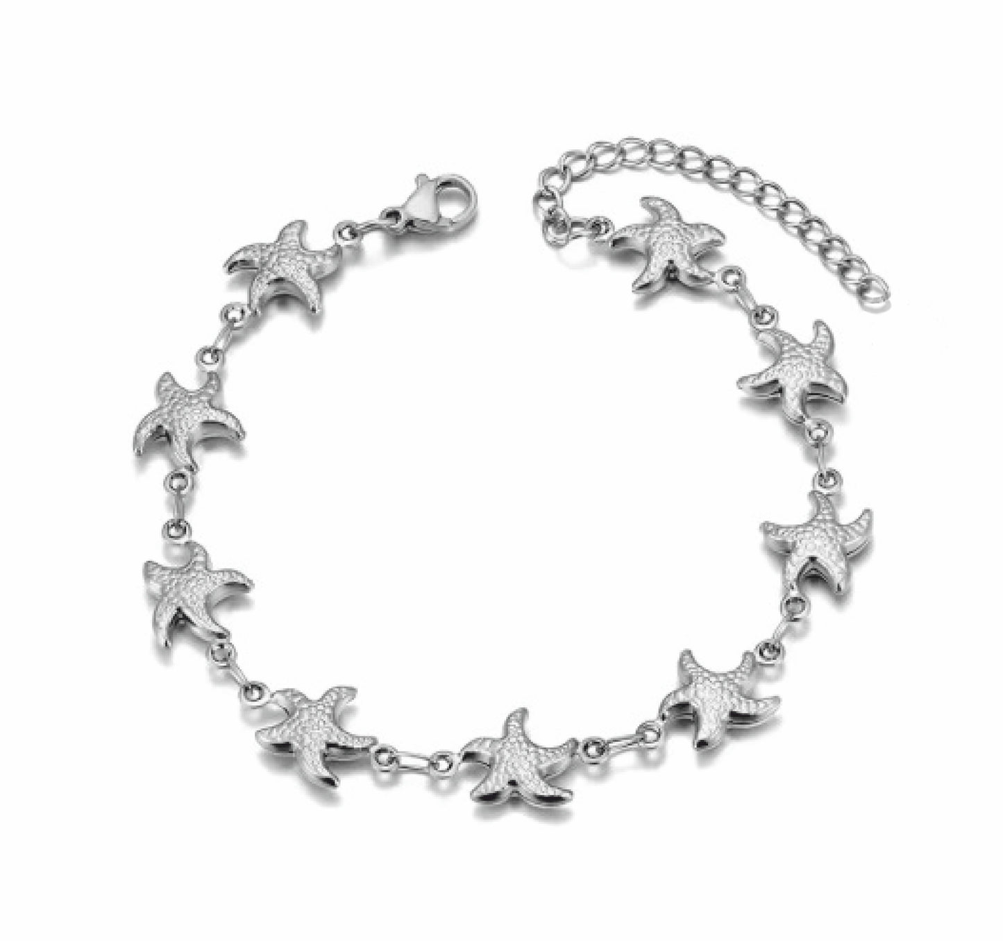 Tornozeleira Stella Marina - em aço inoxidável