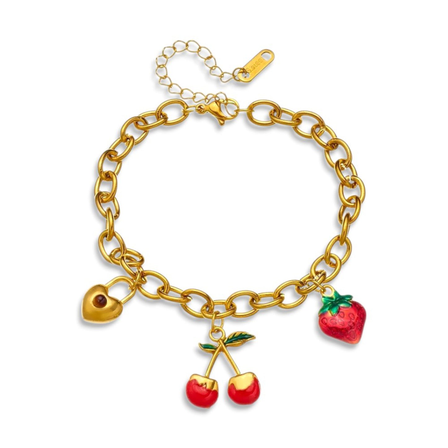 Pulseira Fruit of Love - em aço inoxidável