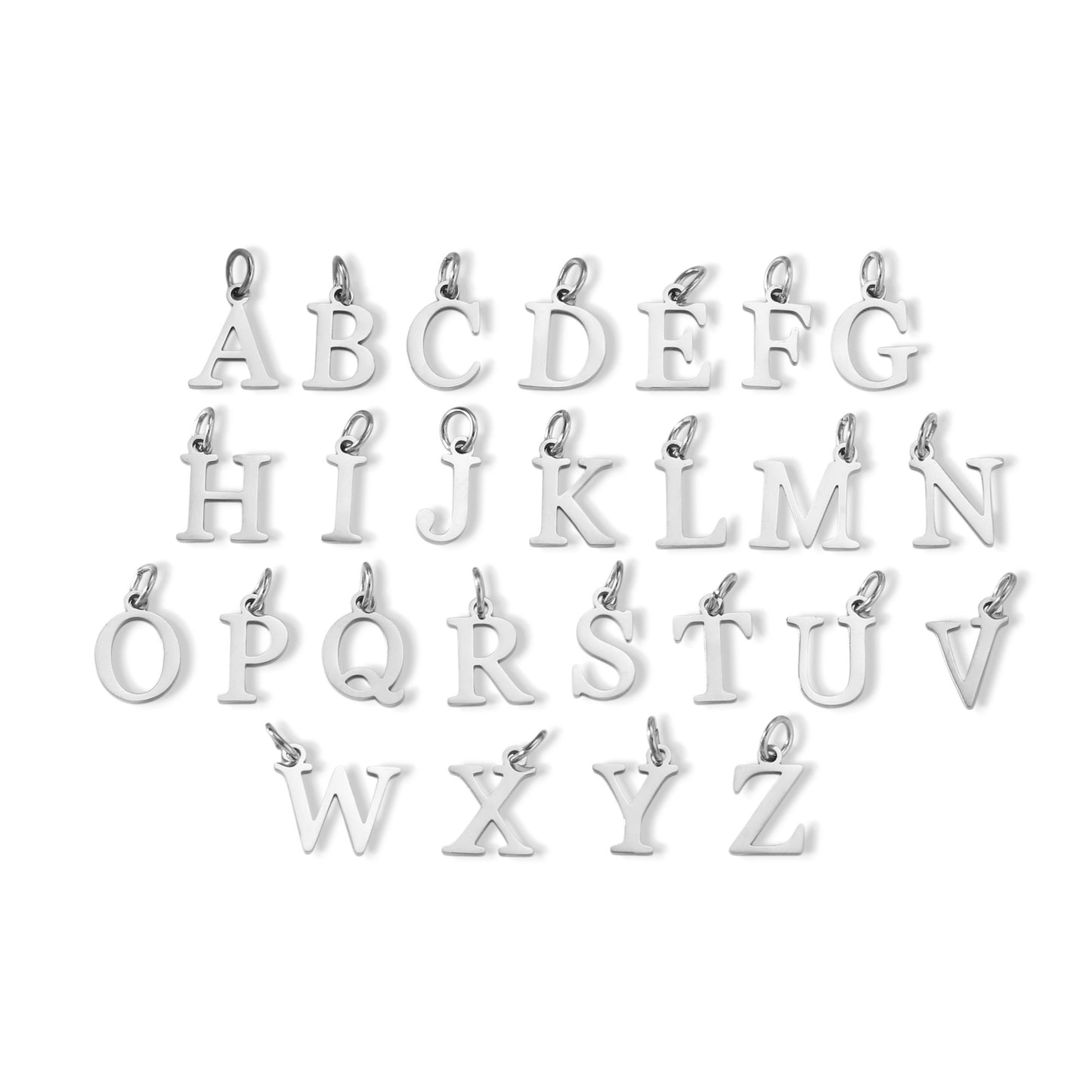 Colar Letter - em aço inoxidável