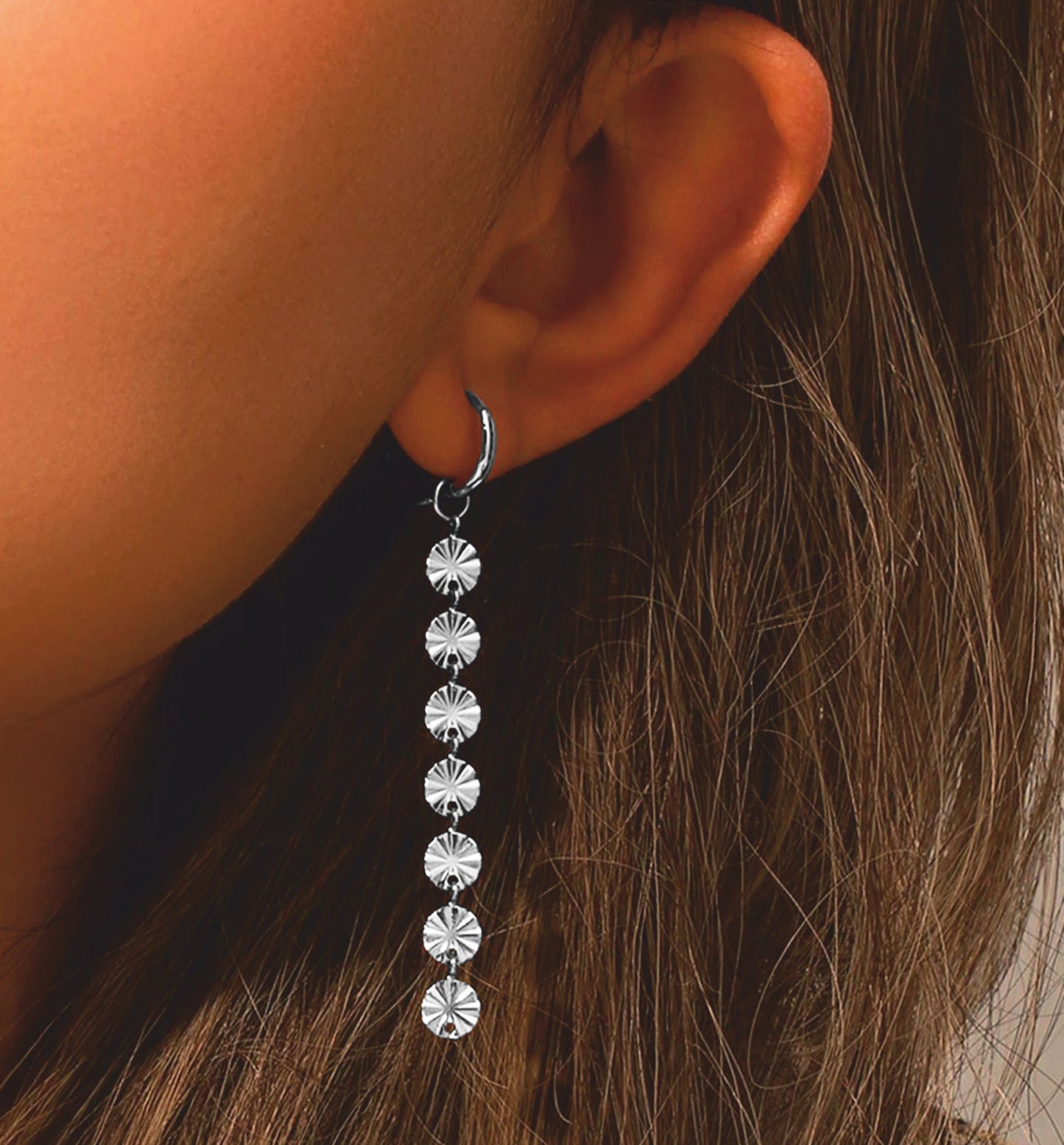 Brincos Snowflake - em aço inoxidável