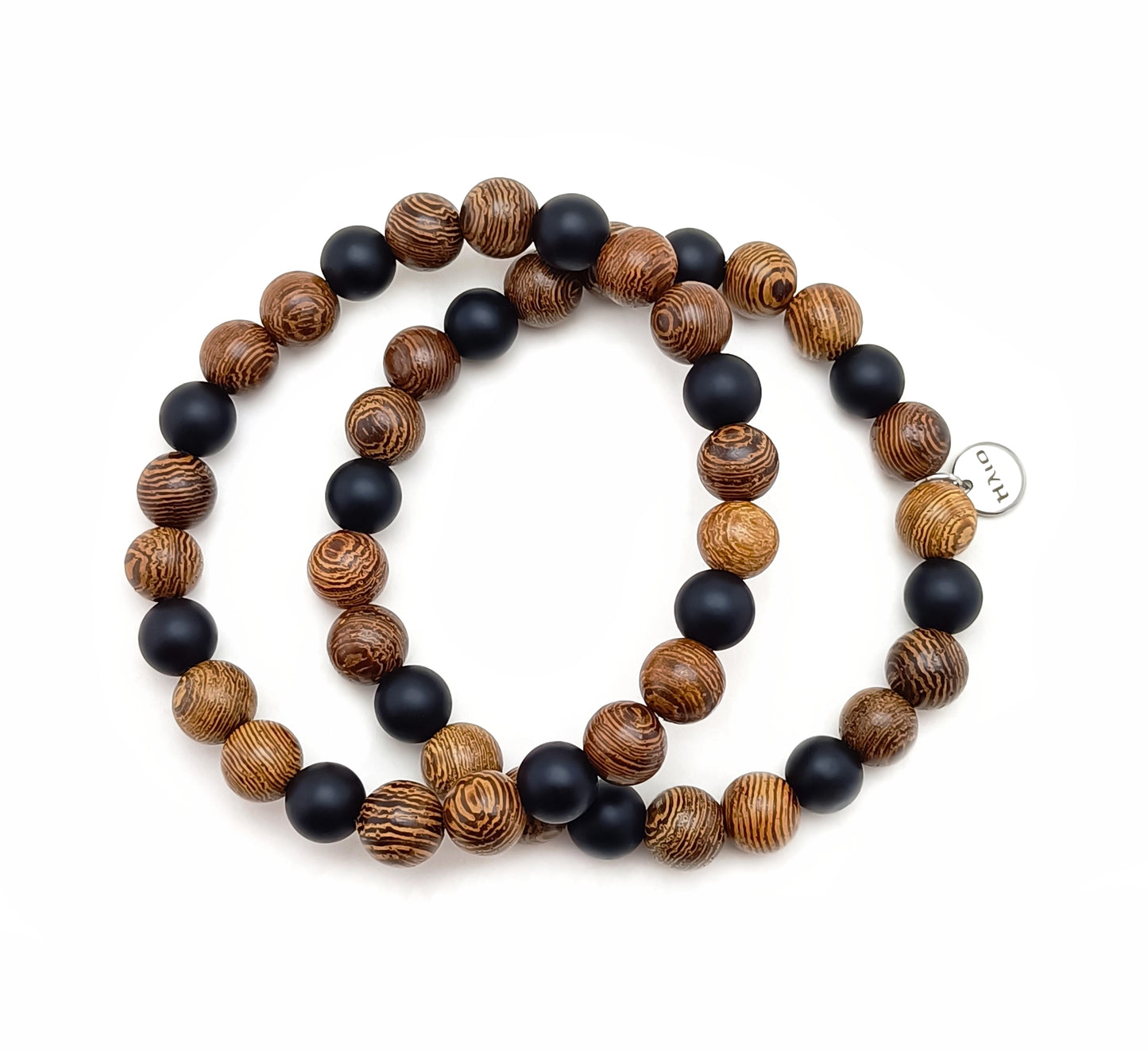 Pulseira Wood & Stone - conjunto