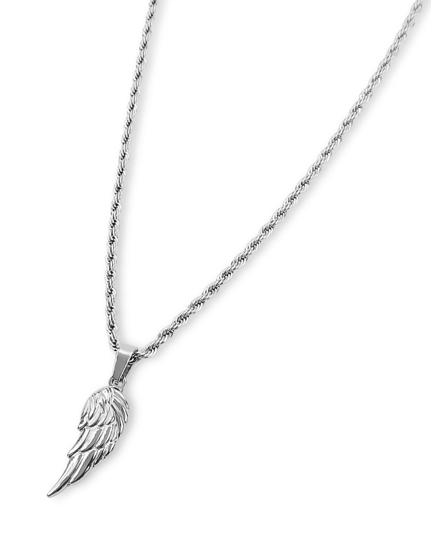 Colar Wing - em aço inoxidável