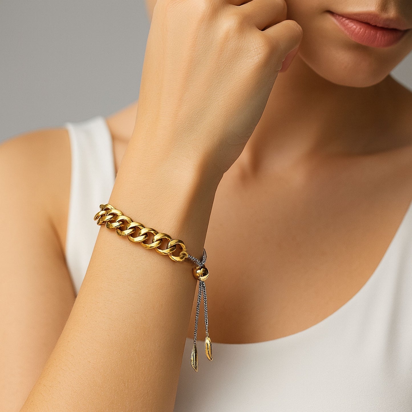 Pulseira Marian - em aço inoxidável