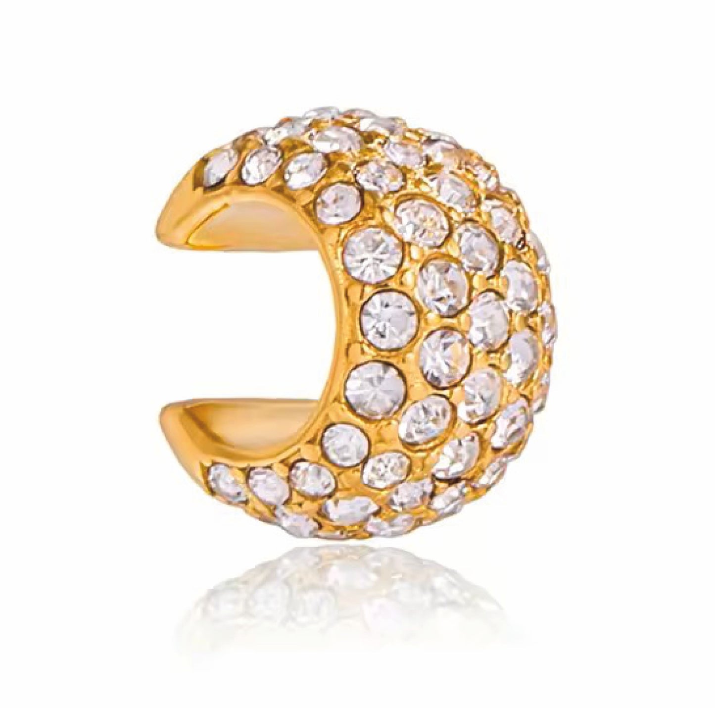 Earcuff Shiny - em aço inoxidável
