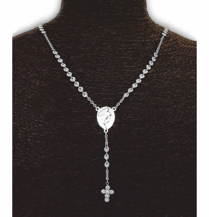 Colar Nossa Senhora - em aço inoxidável