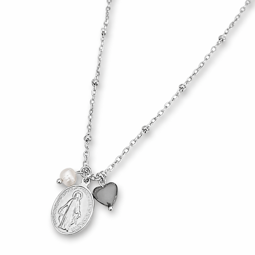 Colar Lady of Graces - em aço inoxidável