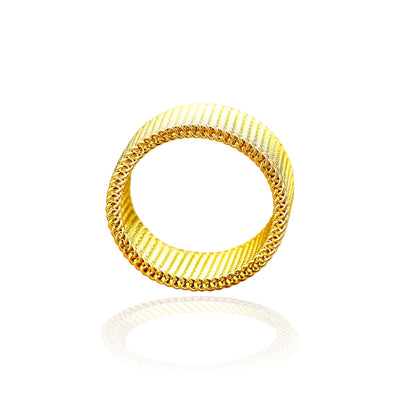 Anel Juno Gold - em aço inoxidável