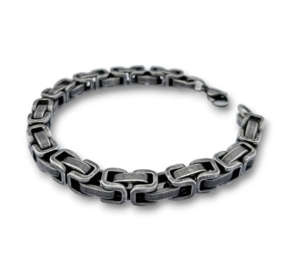 Pulseira Vintage Tauros - em aço inoxidável