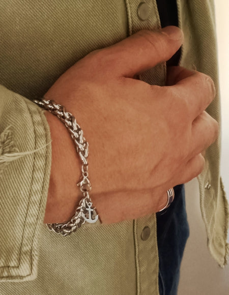 Pulseira Pablo - em Aço inoxidável