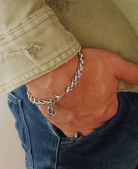 Pulseira Pablo - em Aço inoxidável