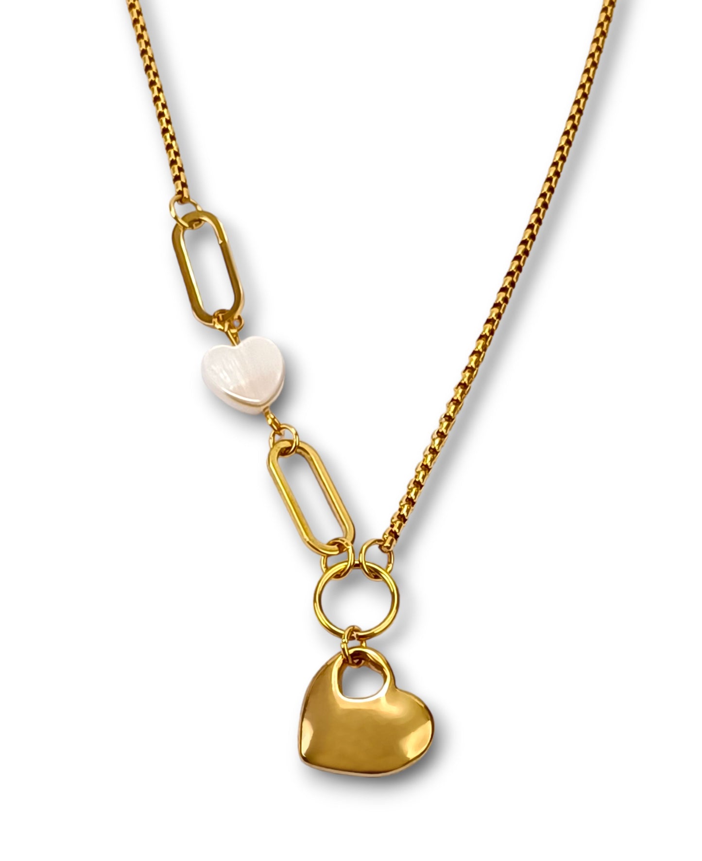 Colar Atena - em aço inoxidável dourado
