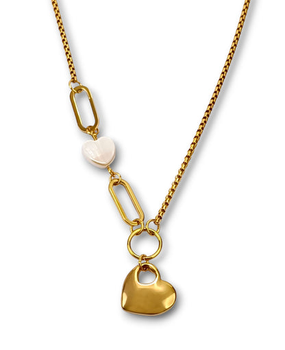 Colar Atena - em aço inoxidável dourado