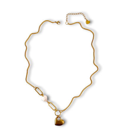Colar Atena - em aço inoxidável dourado