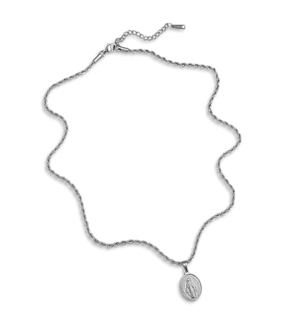 Colar Senhora da Graça - em aço inoxidável