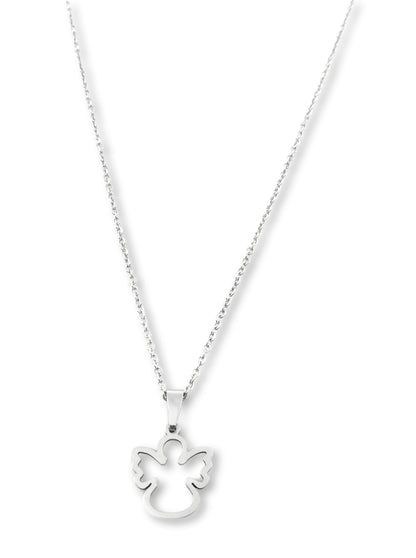 Conjunto Colar e Pulseira Dina - em aço inoxidável