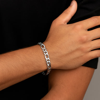 Pulseira Fígaro - em aço inoxidável