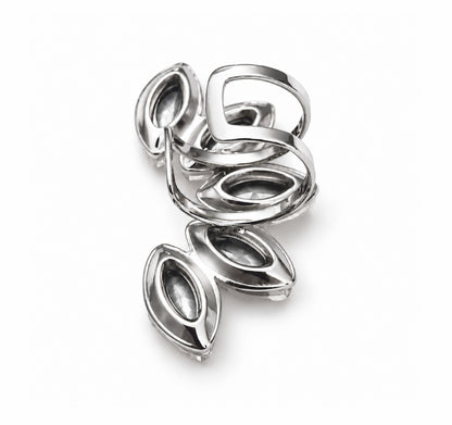 Earcuff Laurel - em aço inoxidável