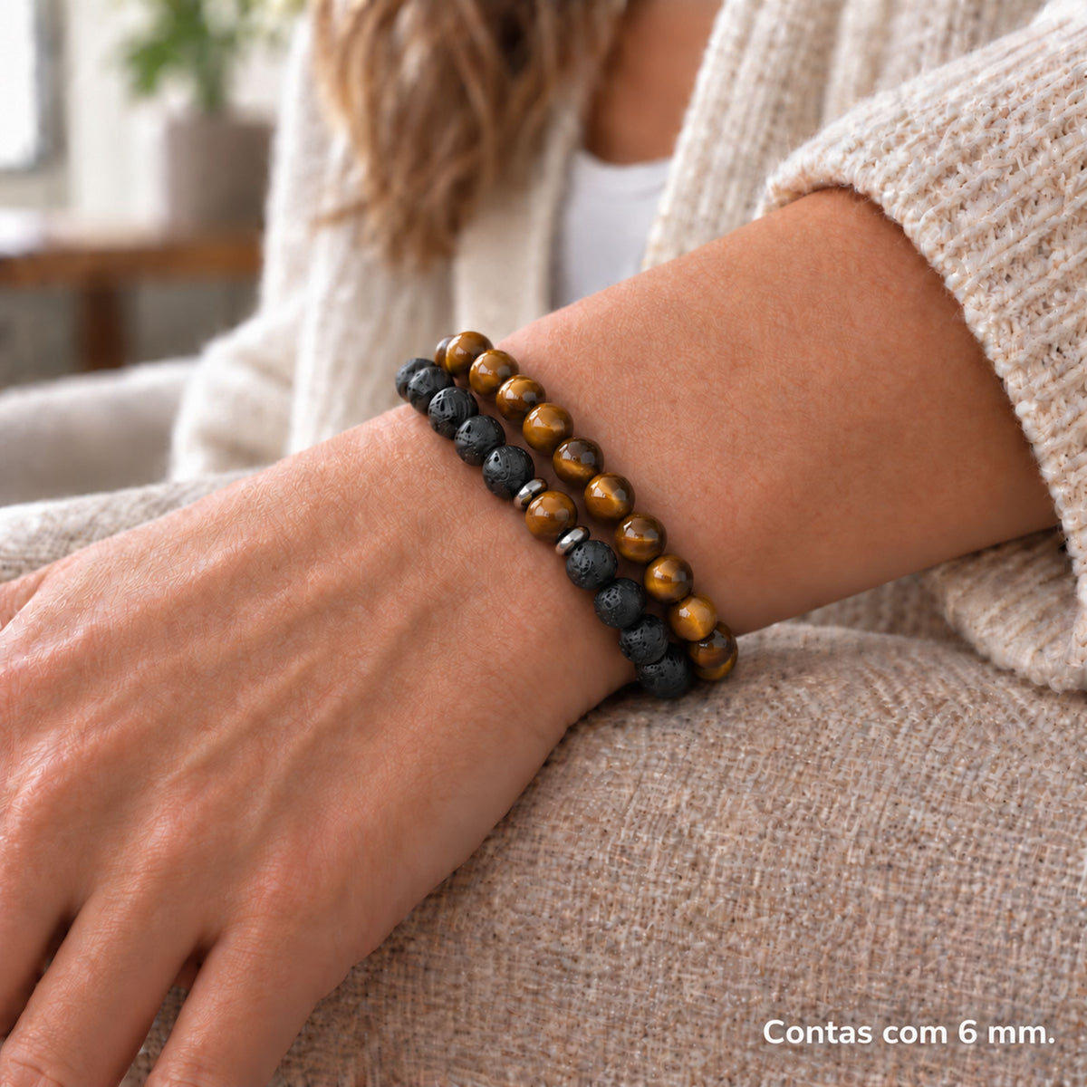 Pulseira Tiger Eye - conjunto