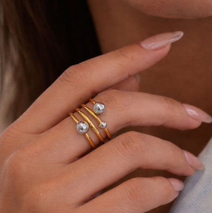 Anel Spiral - em aço inoxidável