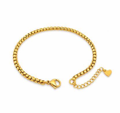 Pulseira Ártemis - em aço inoxidável dourado