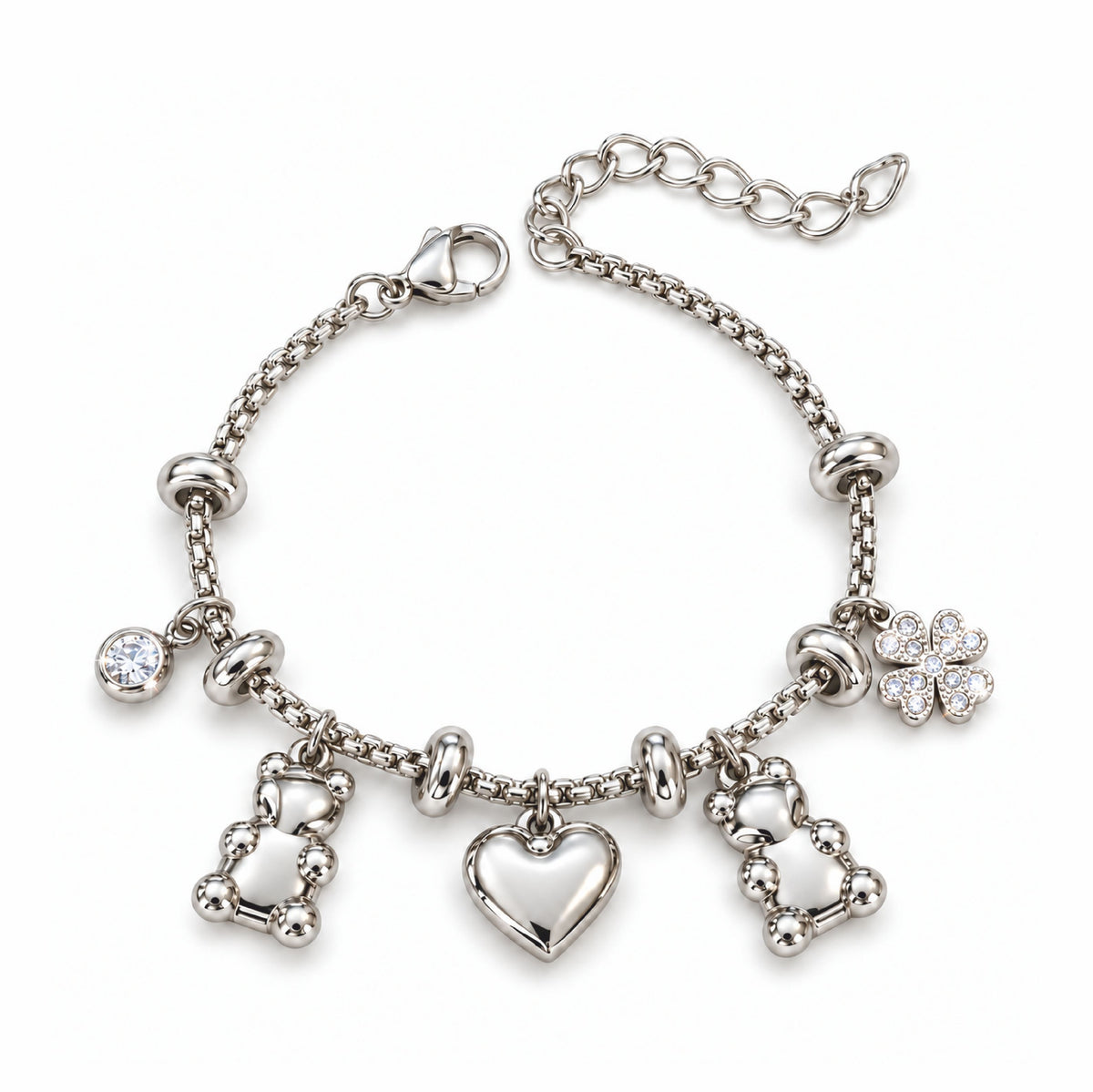 Pulseira Sweet Luck - em aço inoxidável