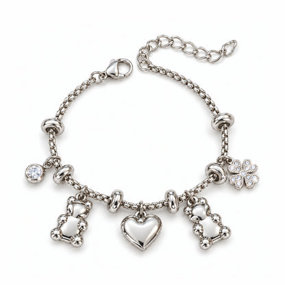 Pulseira Sweet Luck - em aço inoxidável