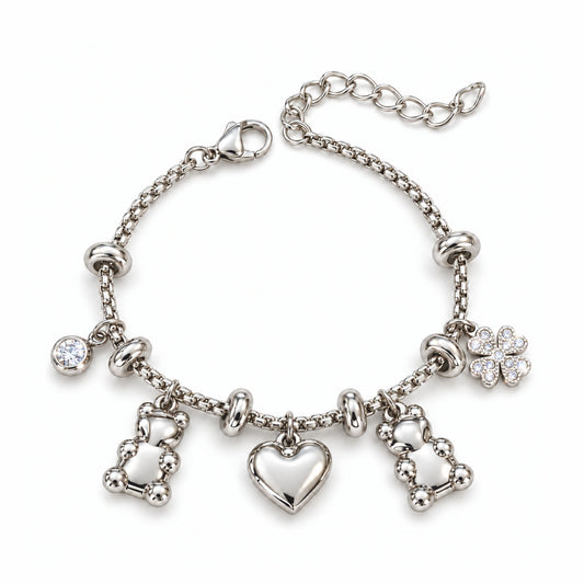 Pulseira Sweet Luck - em aço inoxidável