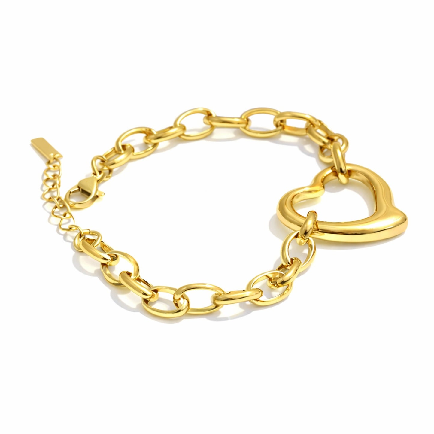 Pulseira Lisboa - em aço inoxidável dourado