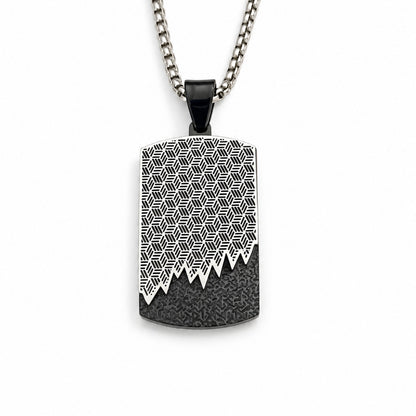 Colar Prisma - em aço inoxidável