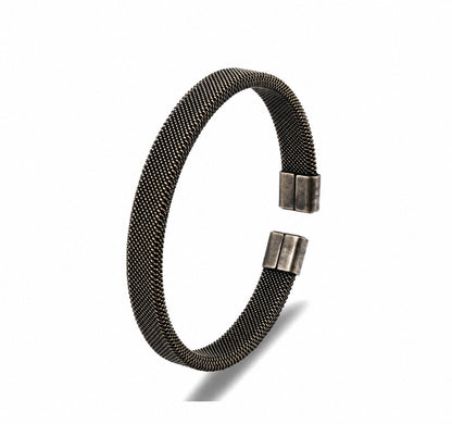 Pulseira Vintage Manhattan - em aço inoxidável