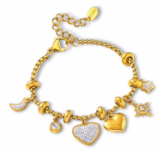 Pulseira Alara - em aço inoxidável