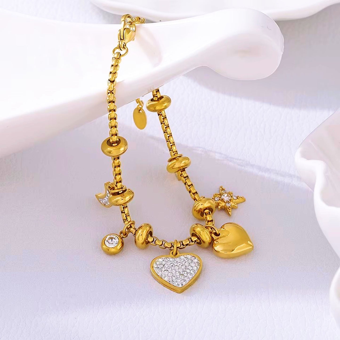Pulseira Alara - em aço inoxidável