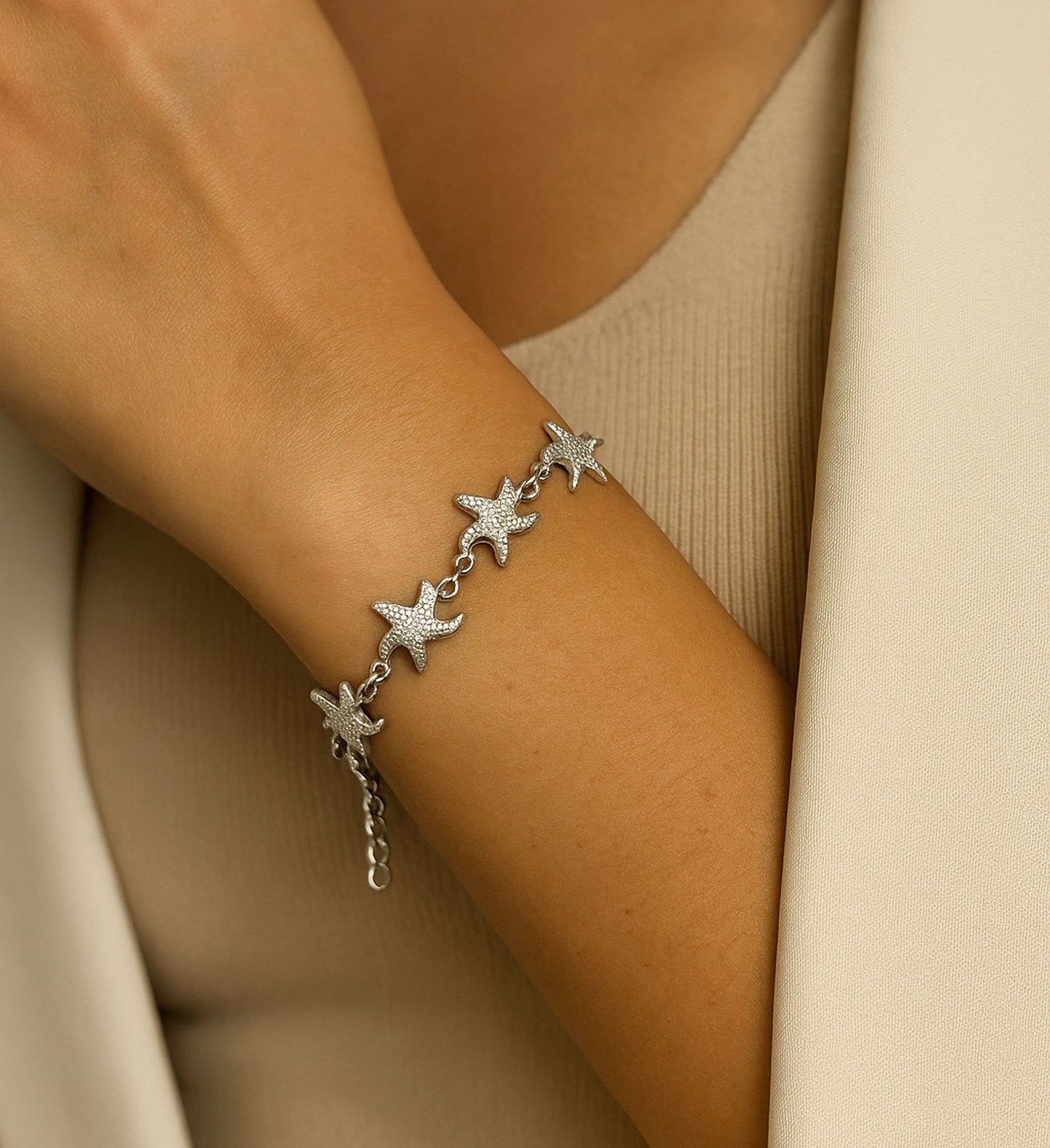 Pulseira Stella Marina- em aço inoxidável