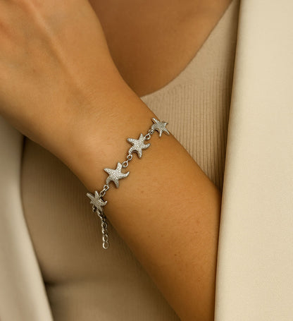 Pulseira Stella Marina- em aço inoxidável