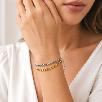 Pulseira Halia - em aço inoxidável